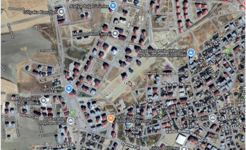 SİVAS MERKEZ'DE 80 M2 SATILIK KONUT İMARLI ARSA